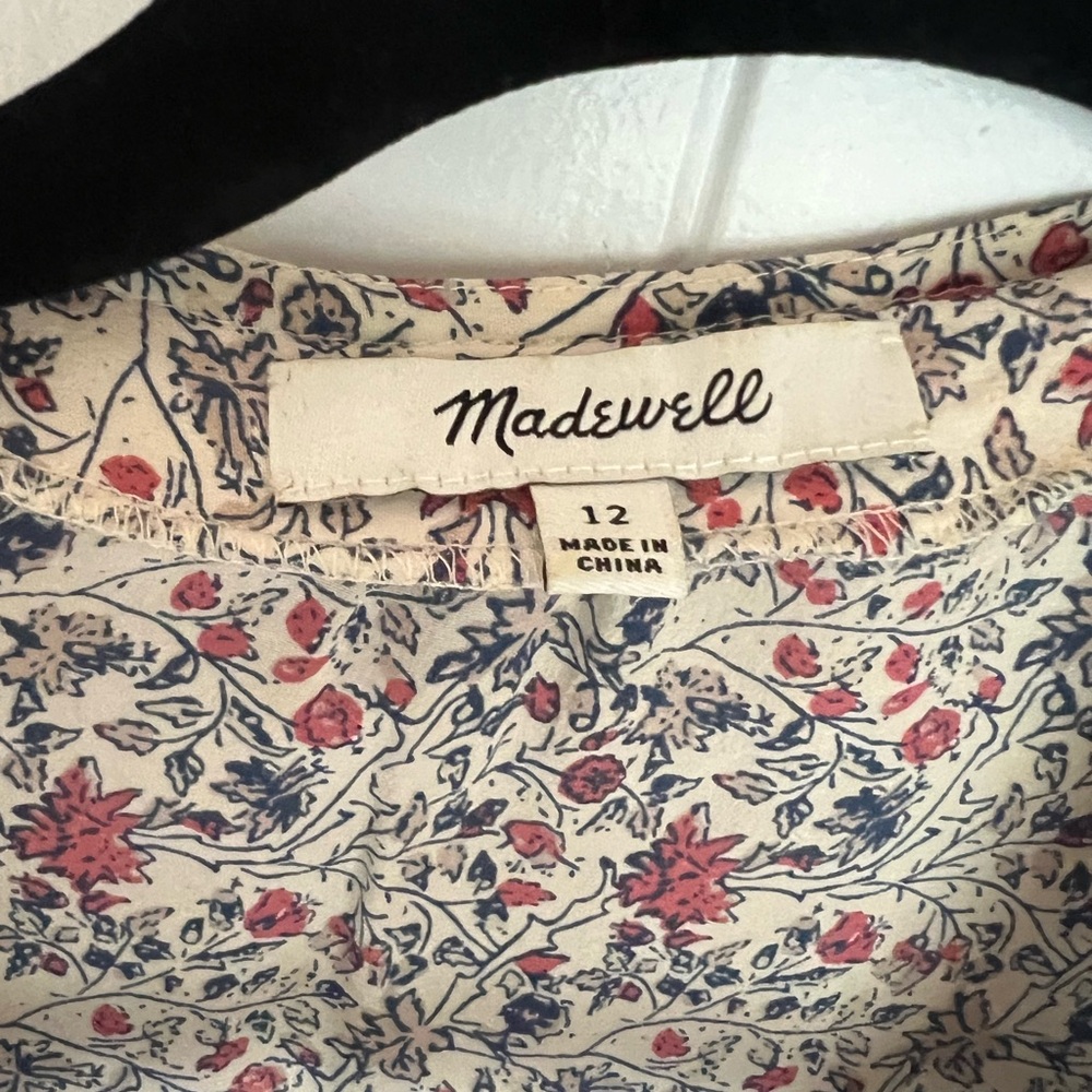 Madewell Floral Patterned Top